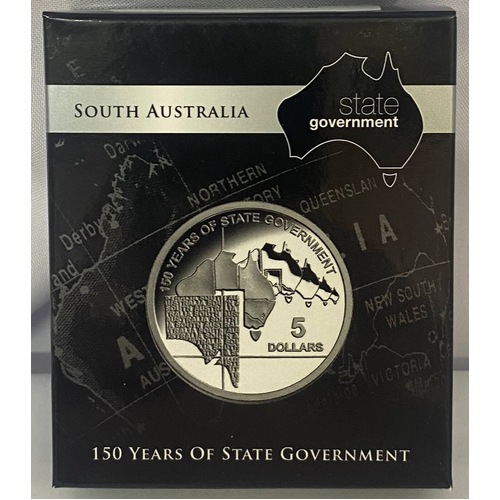 2007 Five Dollar Silver Proof South Australia