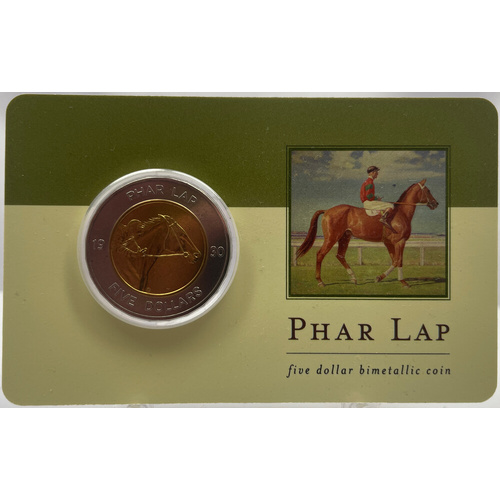 2000 Five Dollar Uncirculated - Phar Lap