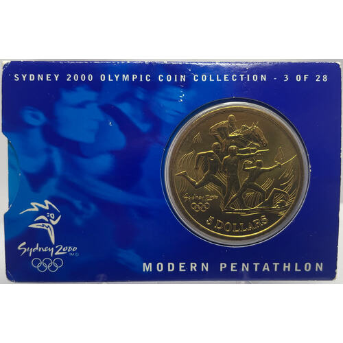 2000 Five Dollar Uncirculated - Modern Pentathlon