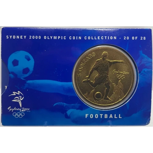 2000 Five Dollar Uncirculated - Football
