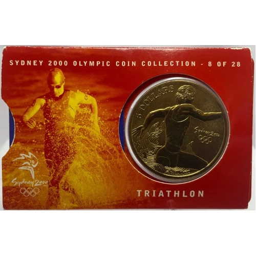 2000 Five Dollar Uncirculated - Triathlon