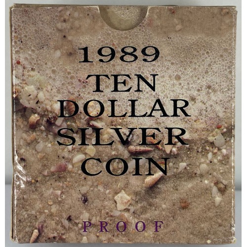 1989 10 Dollar Proof Coin State Series Queensland