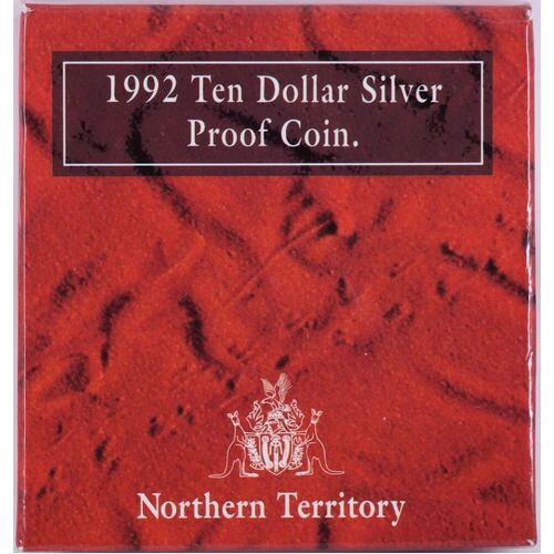 1992 Silver 10 Dollar Proof Coin State Series Northern Territory