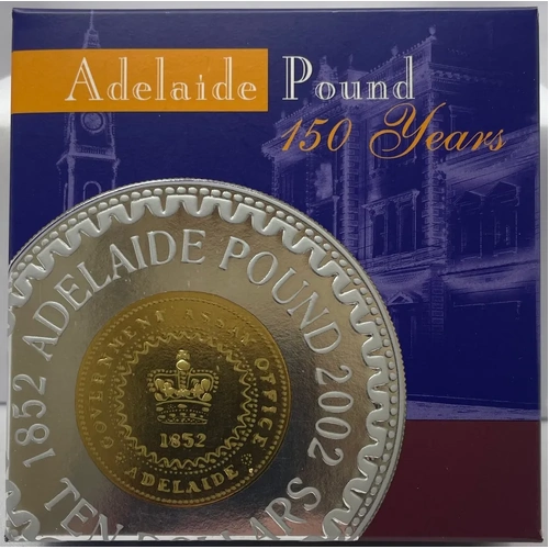 2002 Silver 10 Dollar Proof Coin Adelaide Pound