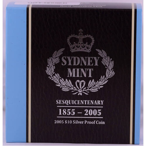 2005 Ten Dollar Proof Sydney Mint Building Sesquicentenary