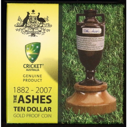 2007 Ten Dollar Gold Proof Ashes