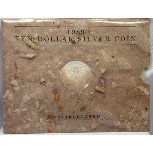 1989 10 Dollar Uncirculated Coin State Series Queensland
