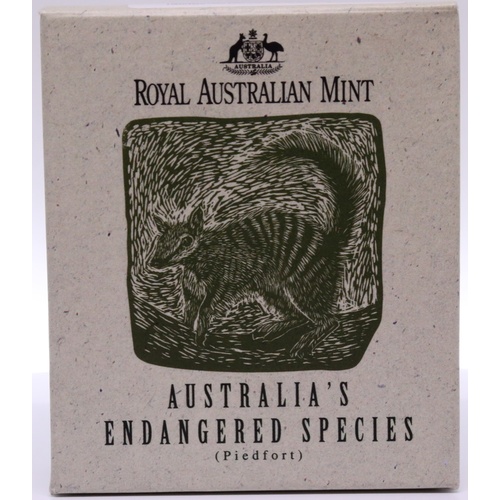 1995 Silver 10 Dollar Piedfort Proof Coin Numbat