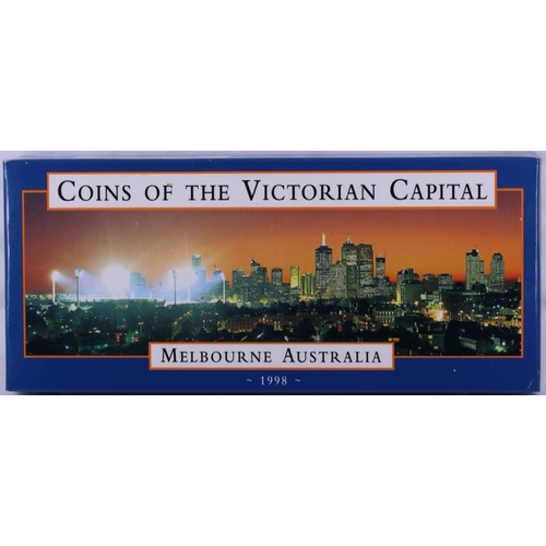 1998 Silver 10 Dollar Specimen Coin Pair Victoria