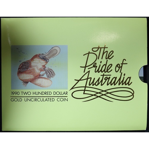 1990 Two Hundred Dollar Unc Platypus