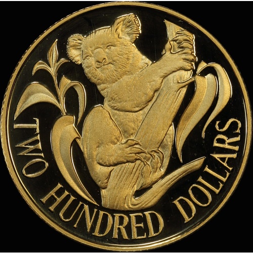 1980 Two Hundred Dollar Gold Proof Coin Koala