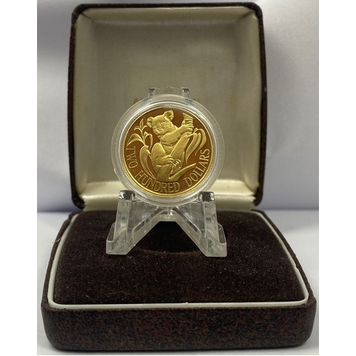 1983 Two Hundred Dollar Gold Proof Coin Koala