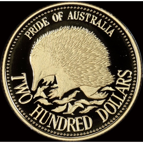【即購入可】Eva Hanna Sydney Ⅱ 1992 1992 200 Dollar Gold Proof Coin Echidna | Sterling & Currency