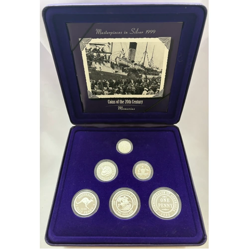 1999 Masterpieces in Silver Proof Coin Set Memories