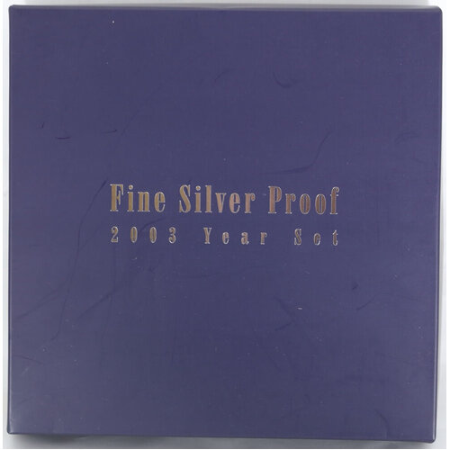 Australia 2003 Fine Silver Proof Coin Set