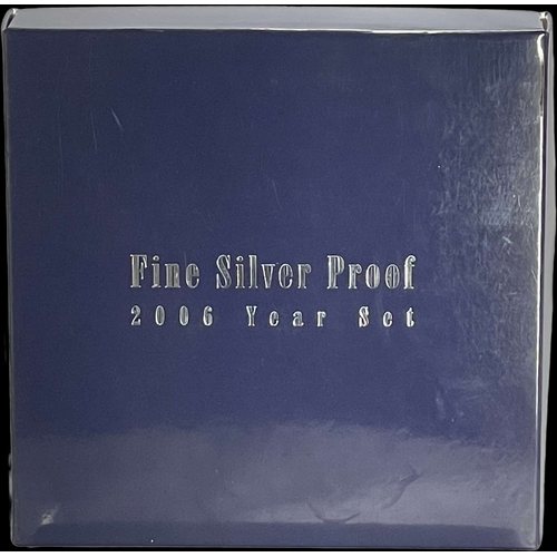 2006 Fine Silver Proof Coin Set Decimal Currency