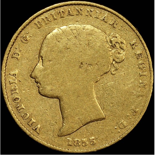 1855 Sydney Mint Type I Half Sovereign PCGS VG10