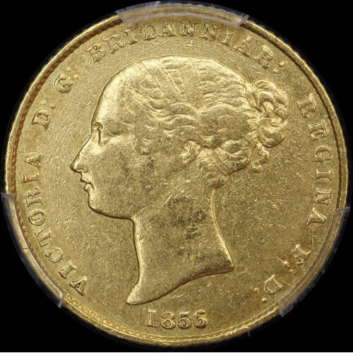 1856 Sydney Mint Type I Half Sovereign PCGS XF40