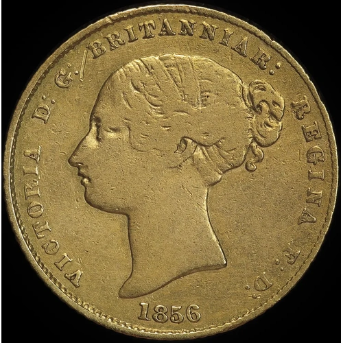 1856 Sydney Mint Type I Half Sovereign Fine