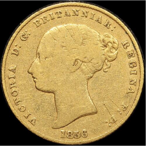 1856 Sydney Mint Type I Half Sovereign Good