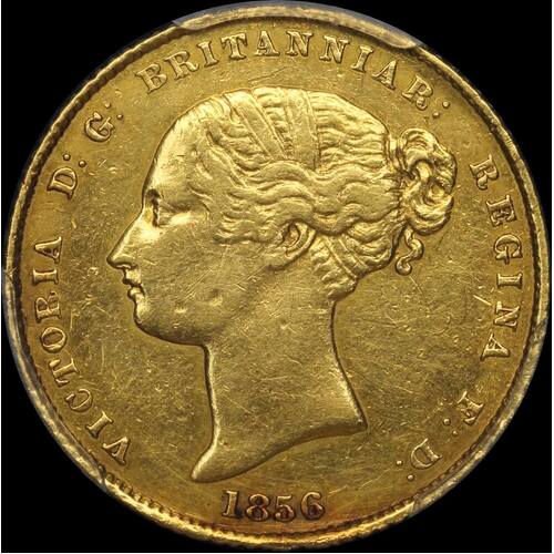 1856 Sydney Mint Type I Half Sovereign Very Fine