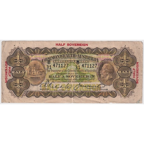 1928 Ten Shilling Riddle/Heathershaw R7 Fine