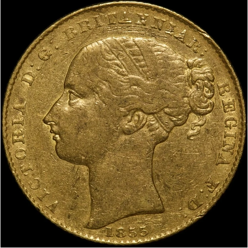 1855 Sydney Mint Type I Sovereign about VF