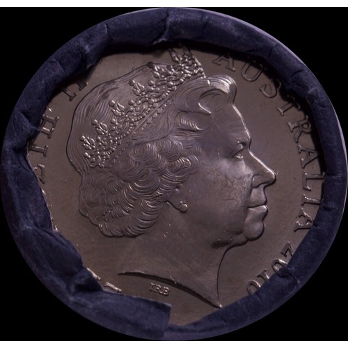 2010 Australian 20 Cent Mint Roll ATO Heads/Heads