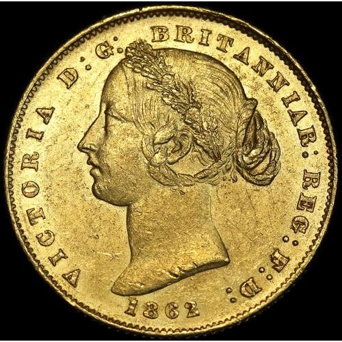 1862 Sydney Mint Type II Sovereign Extremely Fine