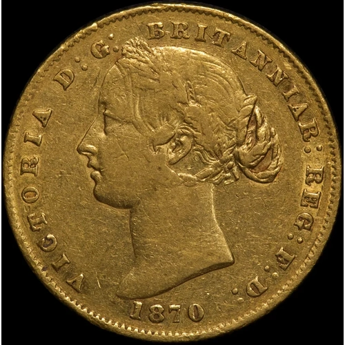 1870 Sydney Mint Type II Sovereign Fine