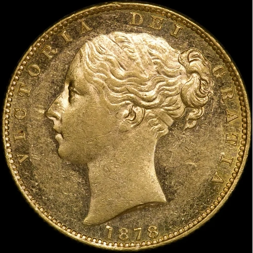 1878 Sydney Shield Sovereign Extremely Fine