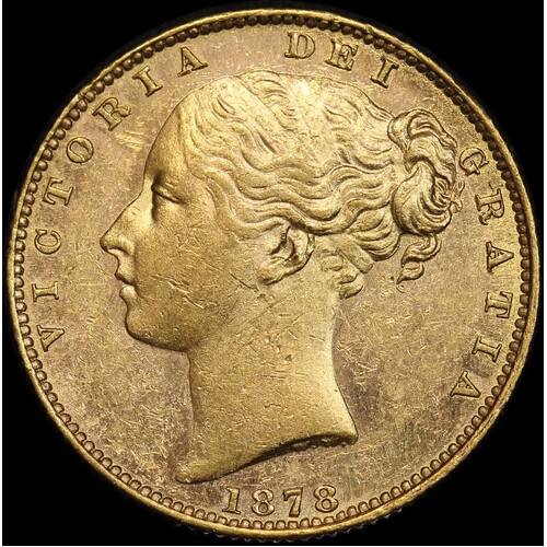 1878 Sydney Shield Sovereign good EF