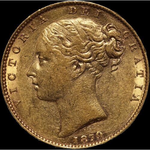 1879 Sydney Shield Sovereign good VF