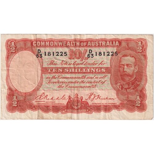 1936 Ten Shilling Riddle/Sheehan R11 Fine