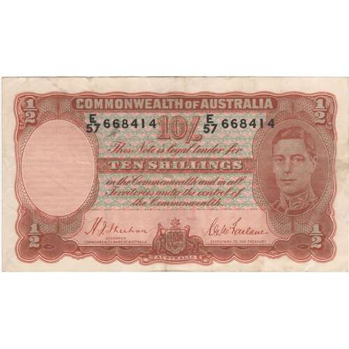 1939 Ten Shilling Sheehan/McFarlane R12 about EF