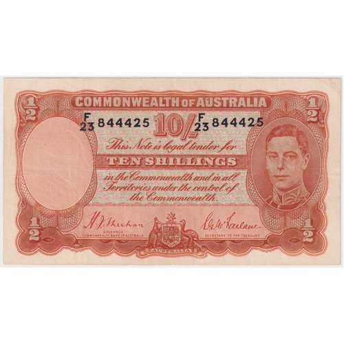 1939 Ten Shilling Sheehan/McFarlane R12 about VF