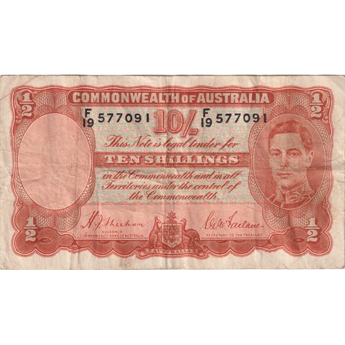 1939 Ten Shilling Sheehan/McFarlane R12 Fine