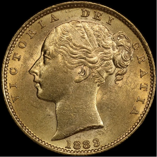 1883 Sydney Shield Sovereign good EF
