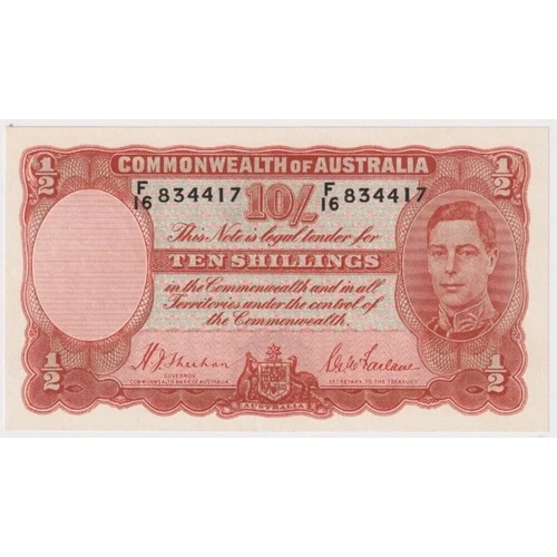 1939 Ten Shilling Sheehan/McFarlane R12 good EF