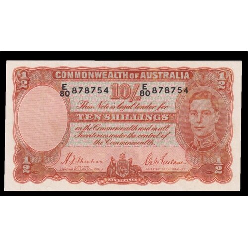 1939 Ten Shilling Sheehan/McFarlane R12 good VF