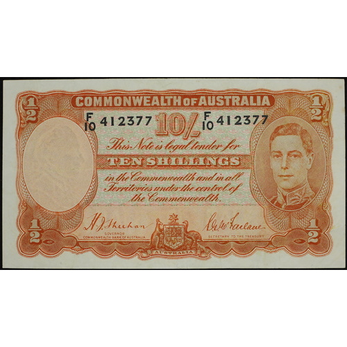 1939 Ten Shilling Sheehan/McFarlane R12 Very Fine