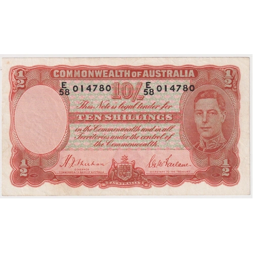 1939 Ten Shilling Sheehan/McFarlane R12 Very Fine
