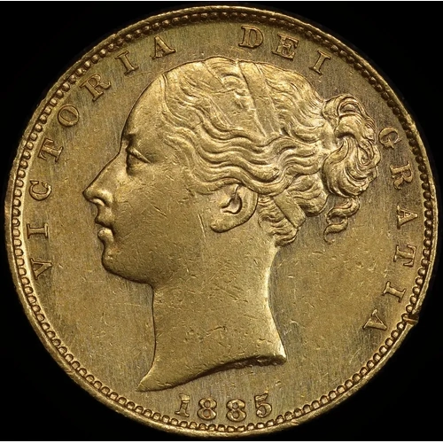 1885 Melbourne Shield Sovereign Extremely Fine