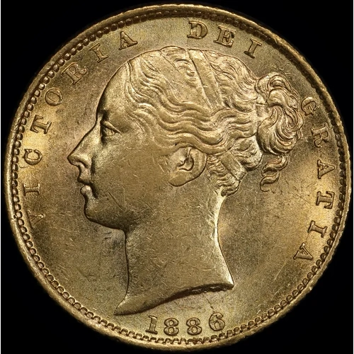 1886 Sydney Shield Sovereign good EF