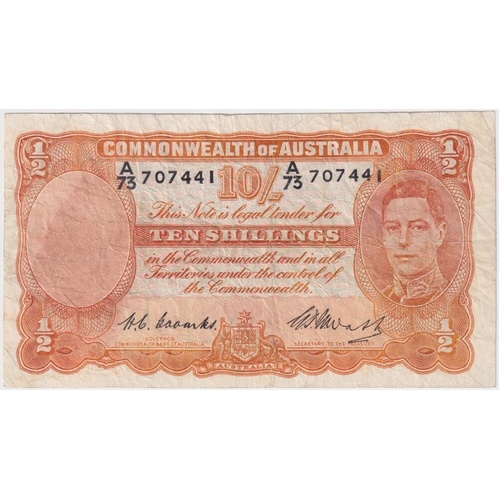 1949 Ten Shilling Coombs/Watt R14 Fine