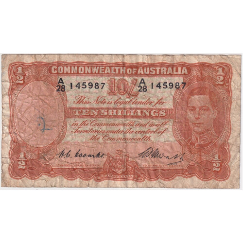 1949 Ten Shilling Coombs/Watt R14 Very Good