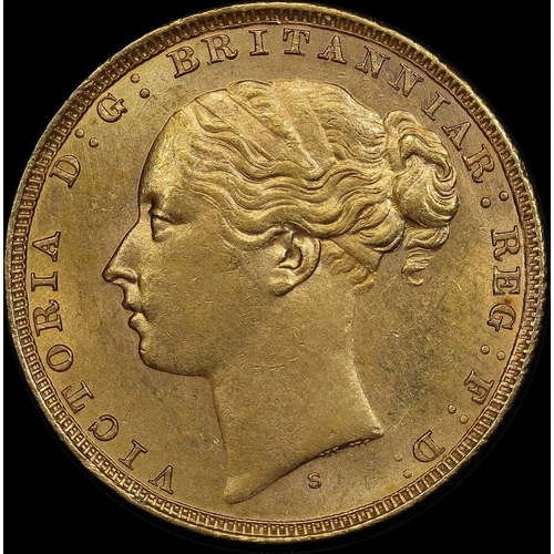 1880 Sydney Young Head Sovereign about Unc