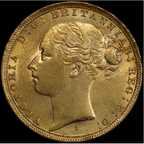 1880 Sydney Young Head Sovereign good EF