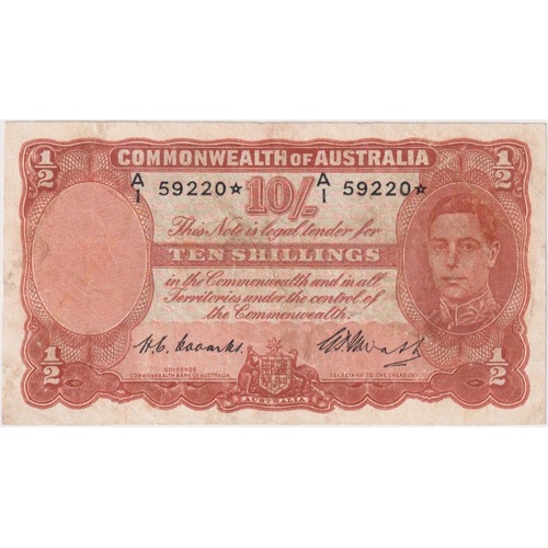 1949 Ten Shilling Coombs/Watt R14s Very Good