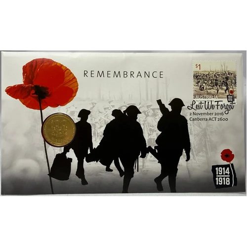 2016 1 Dollar PNC 100 Years of The ANZAC Spirit